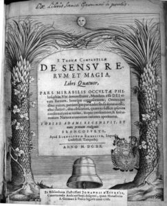 De Sensu Rerum et Magia, 1620 – frontespizio (Archivio ILIESI CNR)